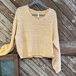 Wishlist Peach Knit Sweater